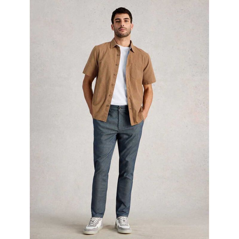 White Stuff Tile Stitch S/S Shirt image number 7